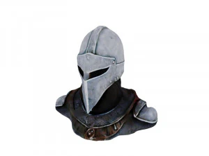 Helm ksatria Model 3D
