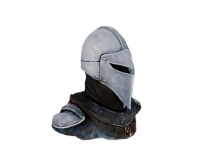 Helm ksatria Model 3D
