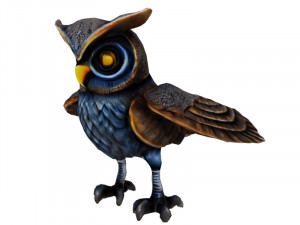 Mechanical owl Model 3D