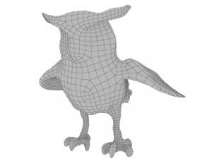 Mechanical owl Model 3D
