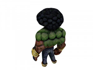 Muscular broccoli 3D 모델