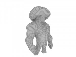 Muscular broccoli 3D 모델