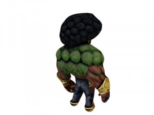 Muscular broccoli 3D 모델