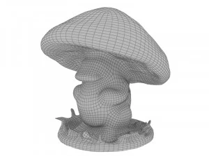 Mushroom dragon 3D Model