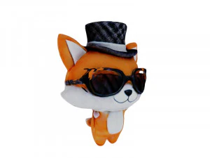Orange fox 3D Model