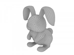 Pink bunny 3D Model