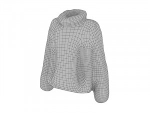 Purple sweater 3D Model