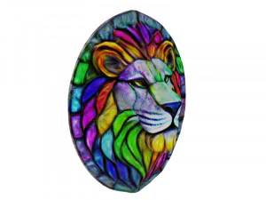 Rainbow lion 3D Model