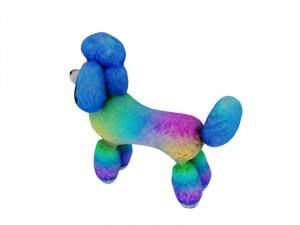 Rainbow poodle 3Dモデル