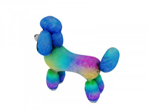 Rainbow poodle 3D Model