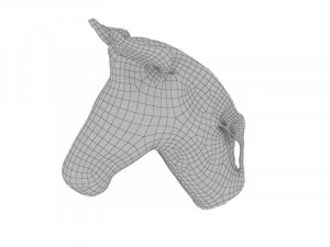 G&ouml;kkuşağı zebrası 3D Model