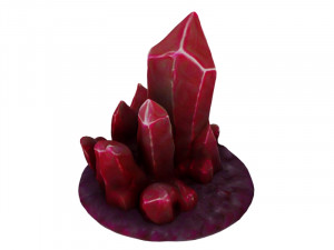 Red crystal Modelo 3D