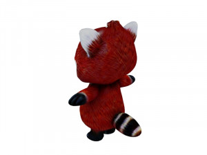 Red panda Modelo 3D