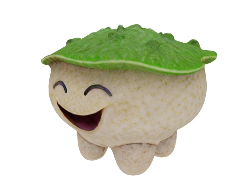 Small sentient fungal 3D Model .c4d .max .obj .3ds .fbx .stl .blend