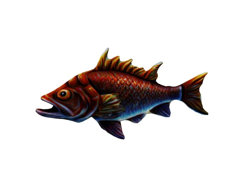 Snapper 3D Model .c4d .max .obj .3ds .fbx .stl .blend 