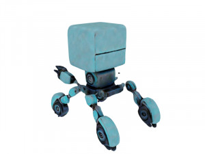 Square robot 3D 模型