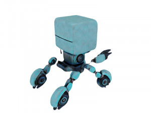 Square robot 3D 模型