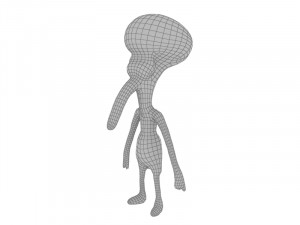 SQUIDWARD Model 3D