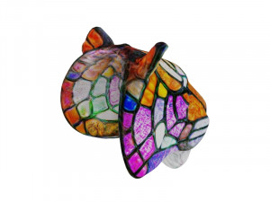 Tiger head tiffany style Modello 3D