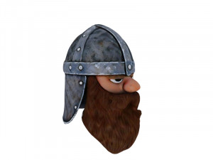 Viking head Modelo 3D