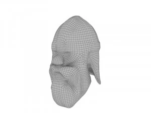 Viking head 3D Model