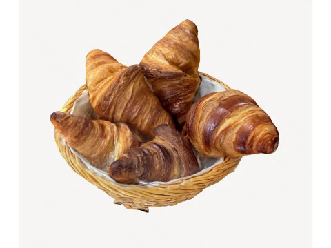 Croissants 3D Model