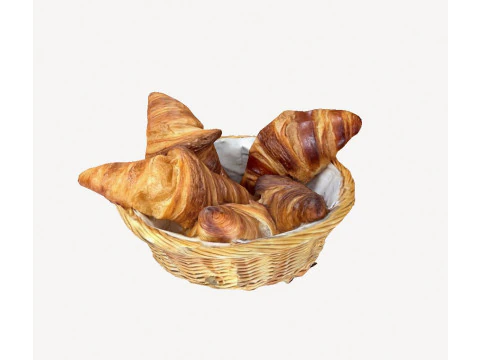 Croissants 3D Model