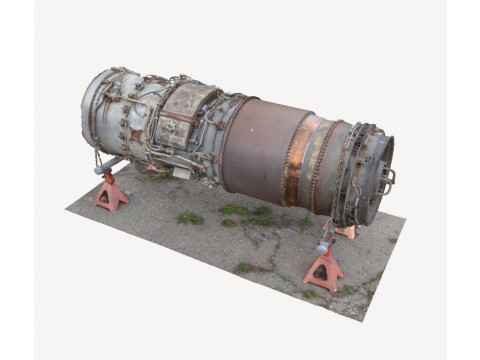 Jet engine Modelo 3D