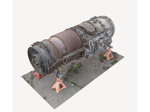 Jet engine 3D Model