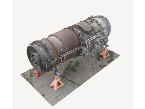 Jet engine 3D Model