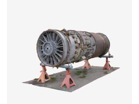 Jet engine 3D Model