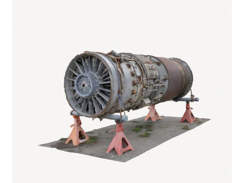 Jet engine 3D Model