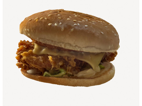 Kfc zinger burger 3D Model