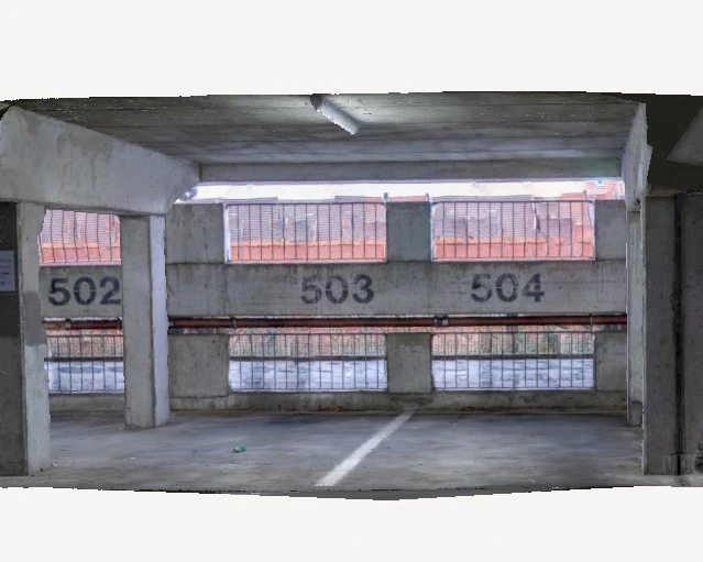 Parking garage 3D Model .c4d .max .obj .3ds .fbx .stl .blend 