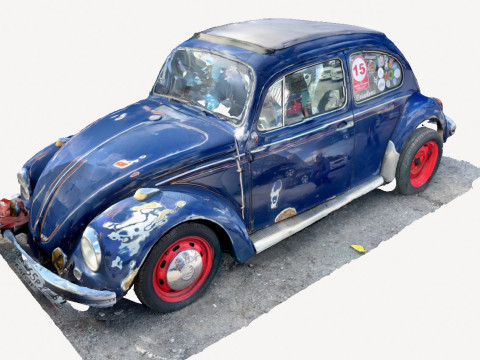 Volkswagen kfer 1300 70 Modèle 3D