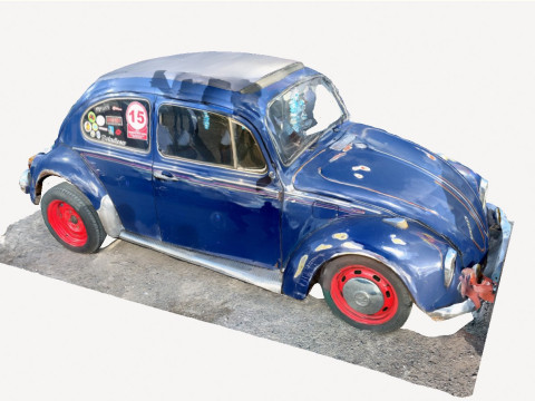 Volkswagen kfer 1300 70 Modèle 3D