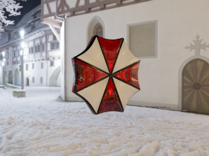 Umbrella logo Resident evil rubin 3D 模型