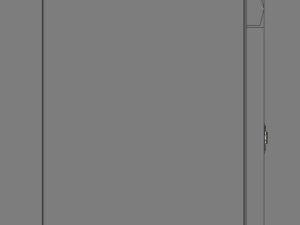 Glass doors counter 3D Model