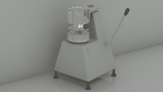 Hamburget meat Market 3D Model .c4d .max .obj .3ds .fbx .stl .blend 