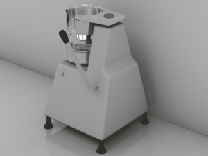 Hamburget meat Market 3D Model