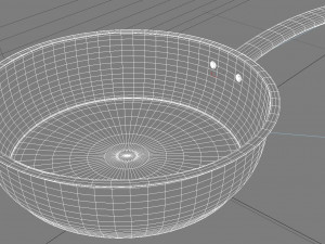 Flying pan 3D Model