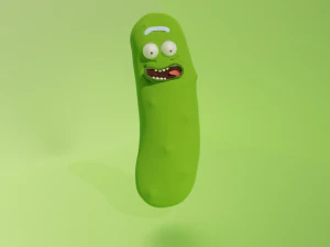 Gurken-Rick 3D Modell