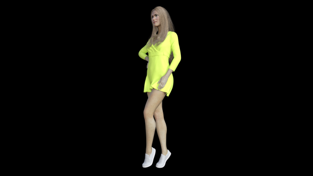 GIRL 14 JENNIFER ANISTON 3D 프린트 모델 .c4d .max .obj .3ds .fbx .stl .blend