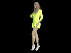 GIRL 14 JENNIFER ANISTON 3Dプリントモデル