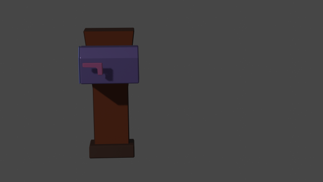 Mailbox 3D 模型 .c4d .max .obj .3ds .fbx .stl .blend