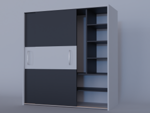 Wardrobe Model 3D