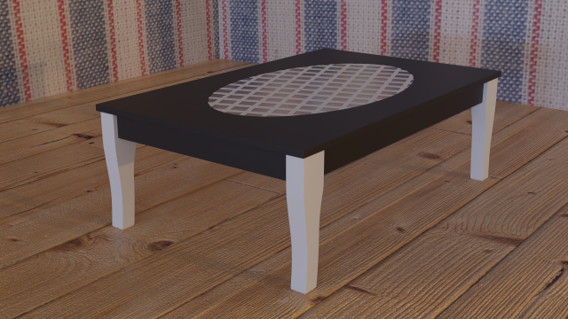 Modern Coffee Table Modèle 3D .c4d .max .obj .3ds .fbx .stl .blend