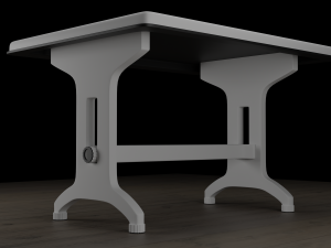 Plastic Table Model 3D