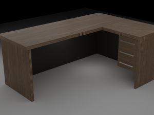 Office Desk Modello 3D