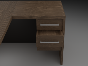 Office Desk 3D Модель